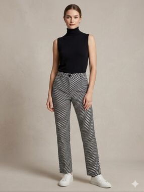 MAX Studio size 4 Pants Geometric Print NWT